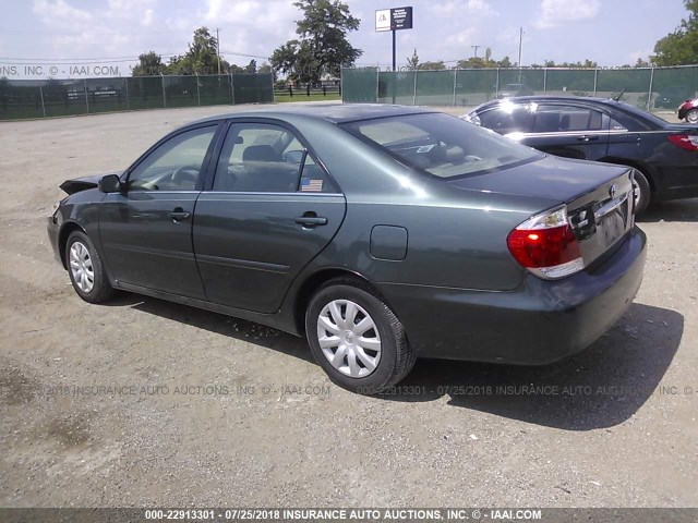 4T1BE32K65U394237 - 2005 TOYOTA CAMRY LE/XLE/SE Yaşıl foto 3