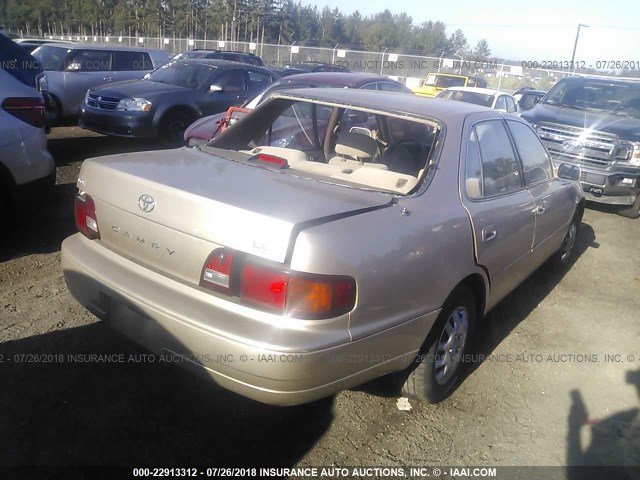 JT2BG12K0T0364313 - 1996 TOYOTA CAMRY DX/LE/XLE GOLD photo 4