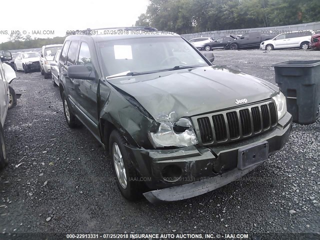 1J8GR48K17C652418 - 2007 JEEP GRAND CHEROKEE LAREDO/COLUMBIA/FREEDOM GREEN photo 1