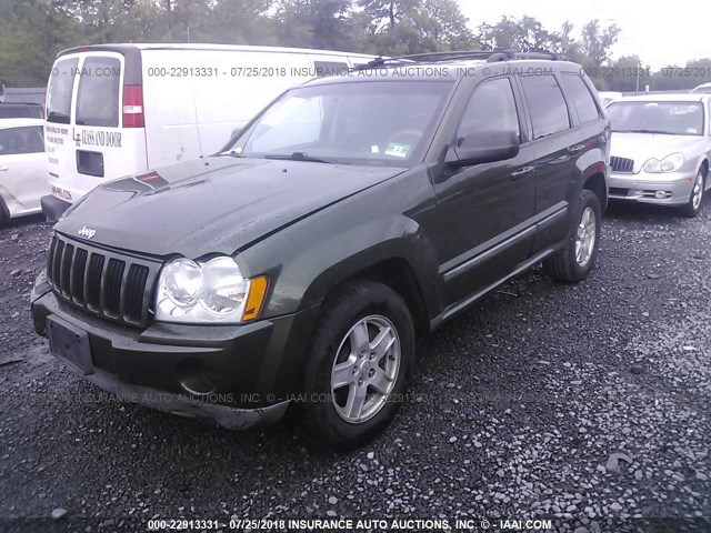 1J8GR48K17C652418 - 2007 JEEP GRAND CHEROKEE LAREDO/COLUMBIA/FREEDOM 绿色 照片 2
