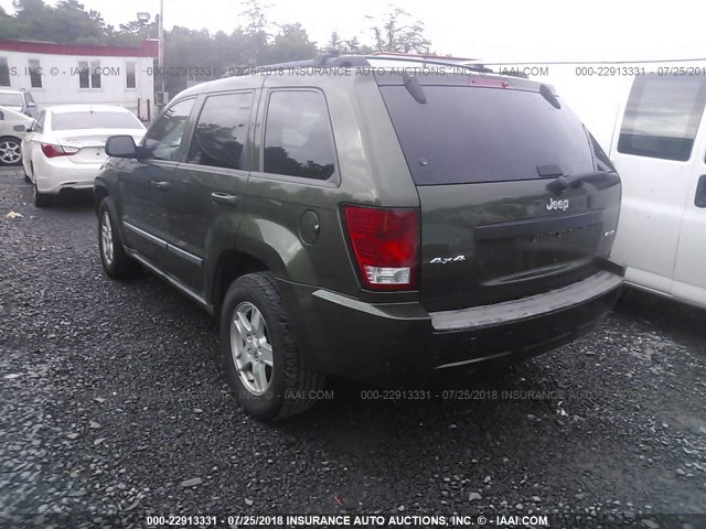 1J8GR48K17C652418 - 2007 JEEP GRAND CHEROKEE LAREDO/COLUMBIA/FREEDOM 绿色 照片 3