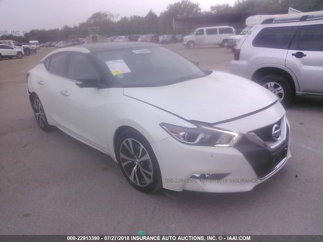 1N4AA6AP4HC448967 - 2017 NISSAN MAXIMA 3.5S/SV/SL/SR/PLAT WHITE photo 1