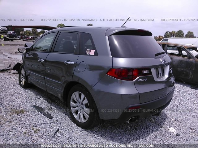 5J8TB1H5XCA001475 - 2012 ACURA RDX TECHNOLOGY GRAY photo 3