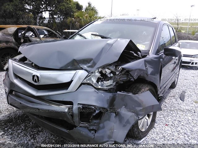 5J8TB1H5XCA001475 - 2012 ACURA RDX TECHNOLOGY GRAY photo 6