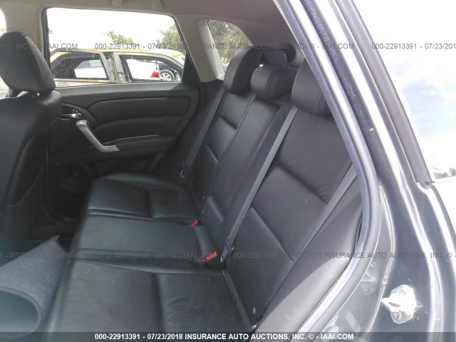 5J8TB1H5XCA001475 - 2012 ACURA RDX TECHNOLOGY GRAY photo 8