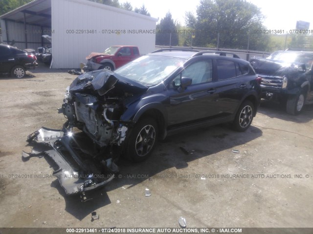 JF2GTABC5J9340035 - 2018 SUBARU CROSSTREK PREMIUM შავი ფოტო 2