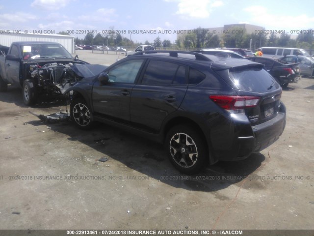 JF2GTABC5J9340035 - 2018 SUBARU CROSSTREK PREMIUM შავი ფოტო 3