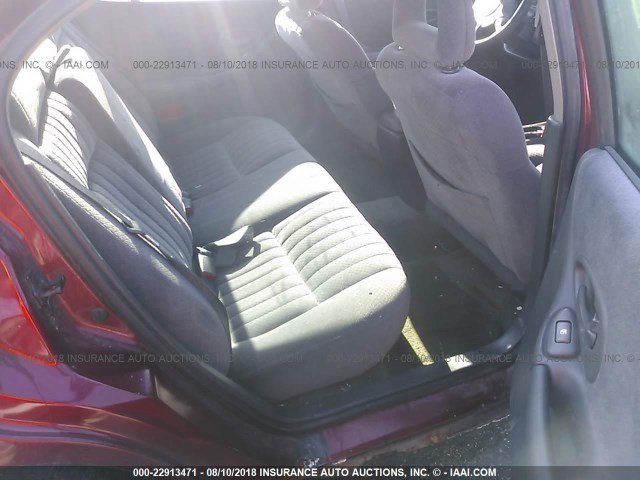 1G2WK52J41F248858 - 2001 PONTIAC GRAND PRIX SE 勃艮第红 照片 8