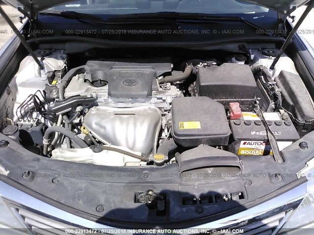 4T1BF1FK9EU750790 - 2014 TOYOTA CAMRY L/SE/LE/XLE 银色 照片 10