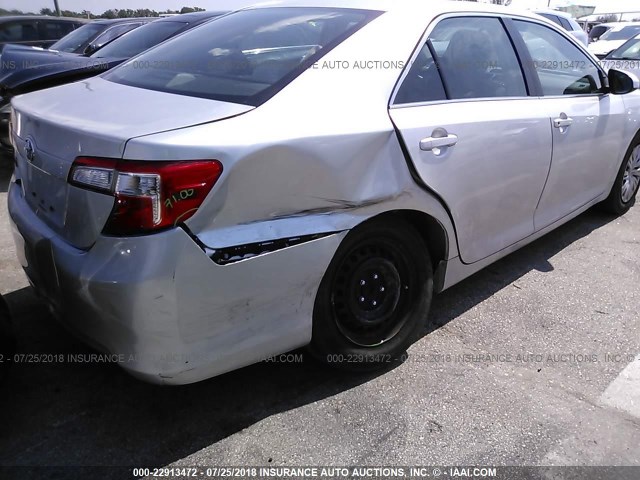 4T1BF1FK9EU750790 - 2014 TOYOTA CAMRY L/SE/LE/XLE 银色 照片 6