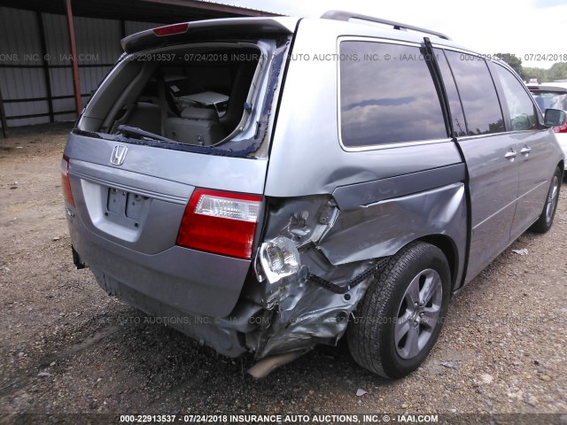 5FNRL38727B068409 - 2007 HONDA ODYSSEY EXL SILVER photo 6