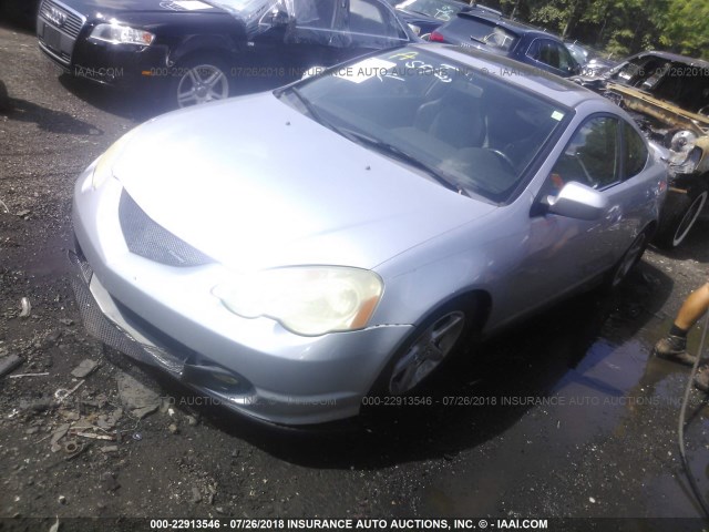 JH4DC53853C017532 - 2003 ACURA RSX GRAY photo 2