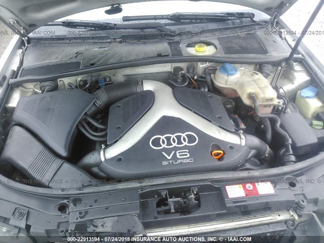 WAUCD64B94N101110 - 2004 AUDI A6 S-LINE QUATTRO SILVER photo 10