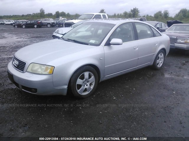 WAUCD64B94N101110 - 2004 AUDI A6 S-LINE QUATTRO SILVER photo 2