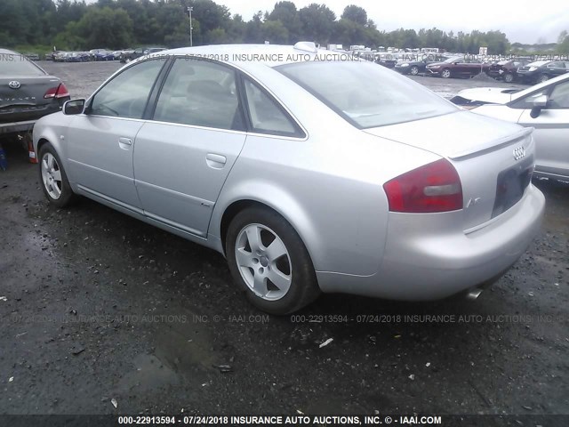 WAUCD64B94N101110 - 2004 AUDI A6 S-LINE QUATTRO SILVER photo 3