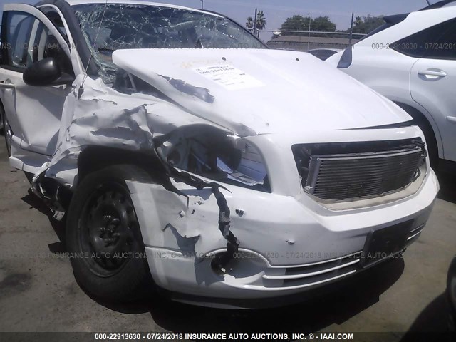 1B3HB78K77D331870 - 2007 DODGE CALIBER R/T WHITE photo 6