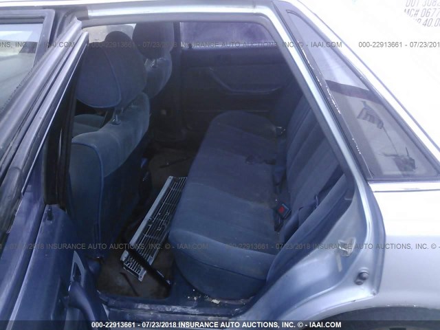 JT2SV21E8M3456292 - 1991 TOYOTA CAMRY DLX BLUE photo 8