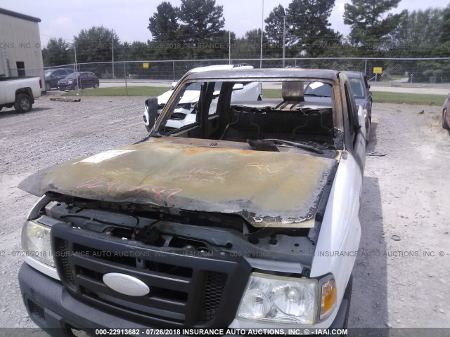 1FTYR15EX6PA60418 - 2006 FORD RANGER SUPER CAB WHITE photo 6