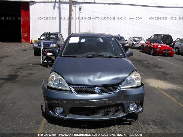 JS2RC61H765350703 - 2006 SUZUKI AERIO PREMIUM GRAY photo 6