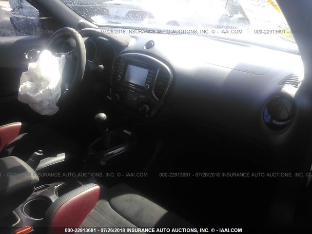 JN8DF5MR5ET100420 - 2014 NISSAN JUKE NISMO RS WHITE photo 5