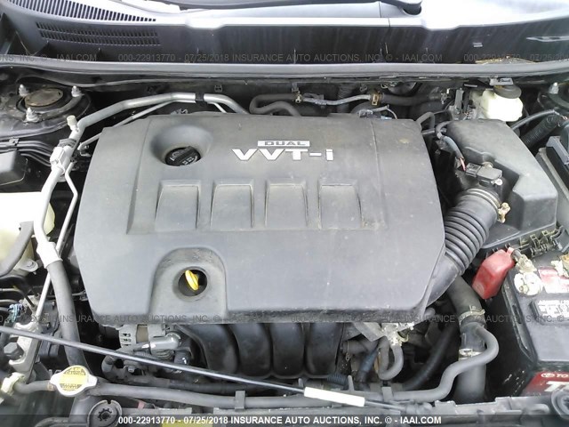 2T1KU40E19C045399 - 2009 TOYOTA COROLLA MATRIX  BLACK photo 10