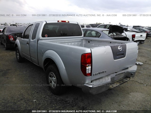 1N6BD0CT8AC421013 - 2010 NISSAN FRONTIER KING CAB SE/LE/NISMO SILVER photo 3