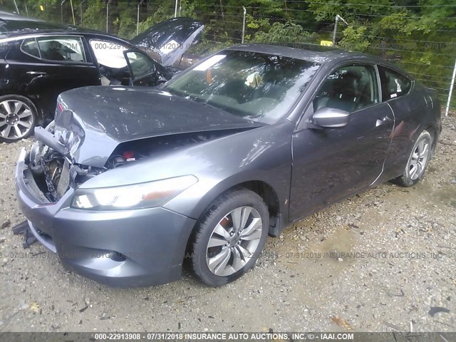 1HGCS118X9A005703 - 2009 HONDA ACCORD EXL GRAY photo 2