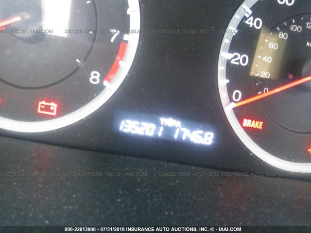 1HGCS118X9A005703 - 2009 HONDA ACCORD EXL GRAY photo 7