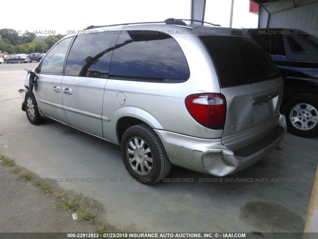 2C8GP74L11R294392 - 2001 CHRYSLER TOWN & COUNTRY EX SILVER photo 3