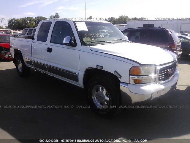 1GTEK19T4YE395978 - 2000 GMC NEW SIERRA K1500 WHITE photo 1