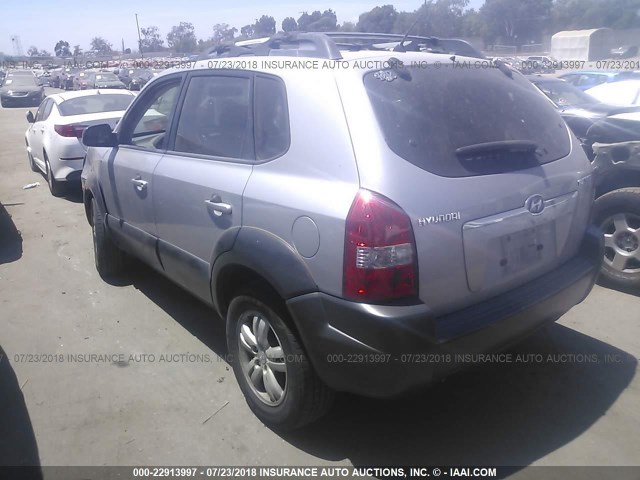 KM8JN12D86U331451 - 2006 HYUNDAI TUCSON GLS/LIMITED GRAY photo 3