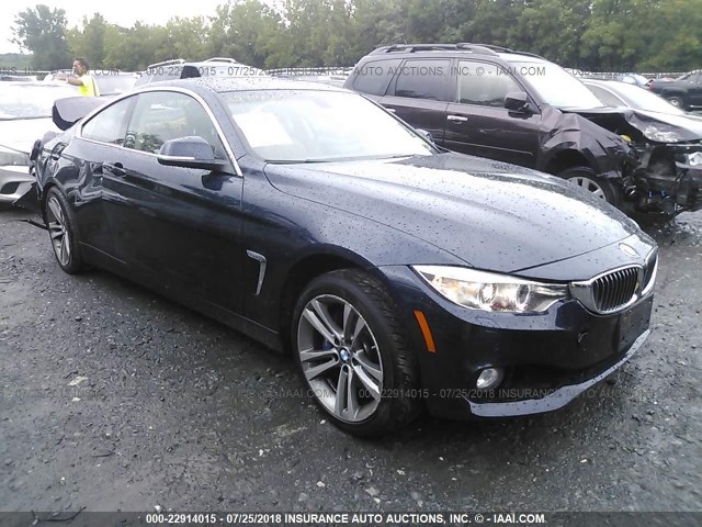 WBA3N9C54FK246697 - 2015 BMW 428 XI BLUE photo 1