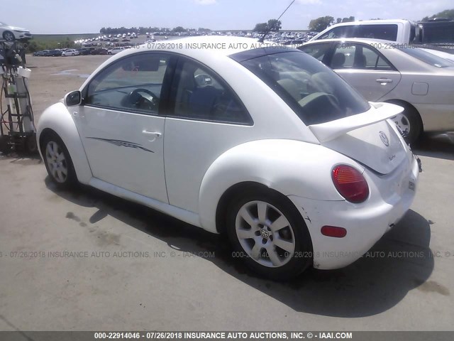 3VWDD21C83M427659 - 2003 VOLKSWAGEN NEW BEETLE GLX 白色 照片 3