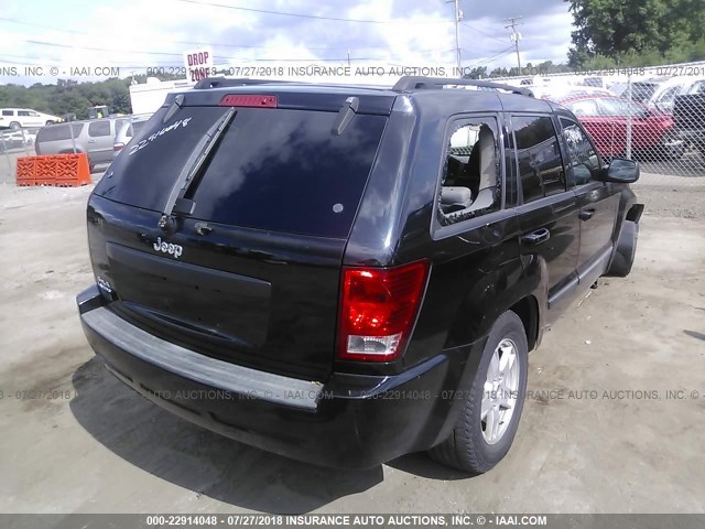 1J8GR48K17C582418 - 2007 JEEP GRAND CHEROKEE LAREDO/COLUMBIA/FREEDOM 黑色 照片 4
