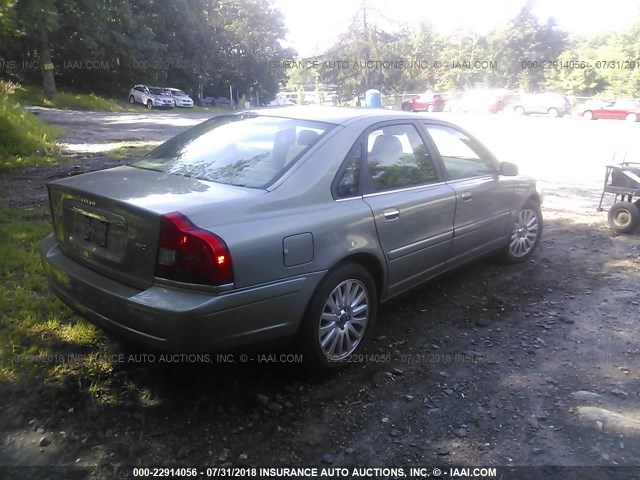 YV1TH592761441466 - 2006 VOLVO S80 2.5T GRAY photo 4