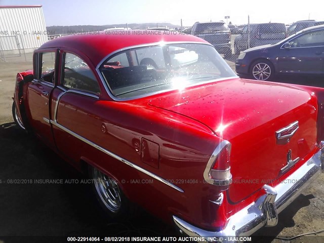 VB550023242 - 1955 CHEVROLET 210 RED photo 3