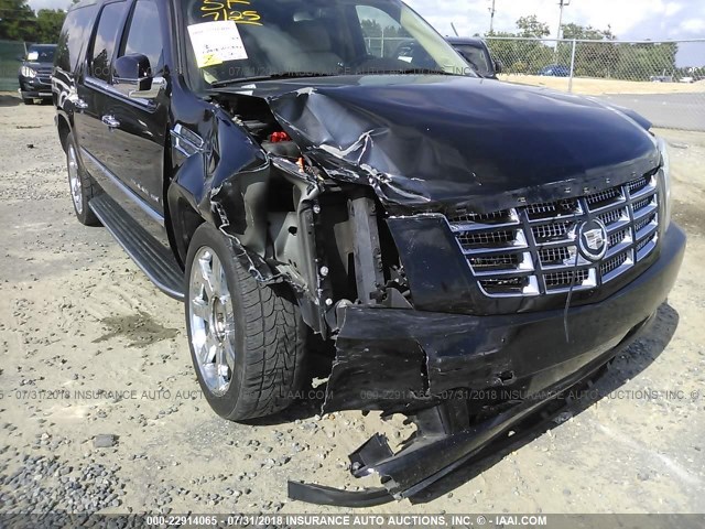 1GYFK66898R104735 - 2008 CADILLAC ESCALADE ESV BLACK photo 6