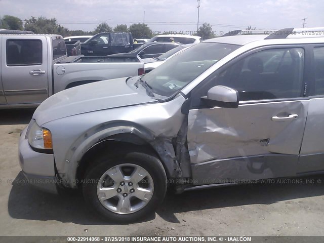 1FMDK02187GA37196 - 2007 FORD FREESTYLE SEL GRAY photo 6