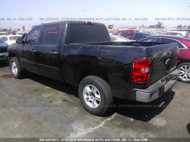 3GCPCREA8BG382143 - 2011 CHEVROLET SILVERADO C1500  LS BLACK photo 3