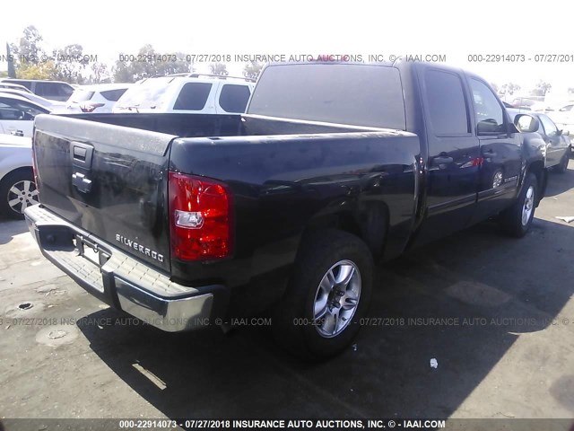 3GCPCREA8BG382143 - 2011 CHEVROLET SILVERADO C1500  LS BLACK photo 4