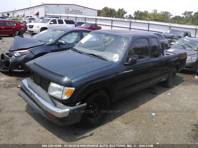 4TAVL52N7WZ091481 - 1998 TOYOTA TACOMA XTRACAB GREEN photo 2