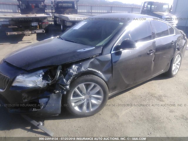 2G4GV5EK5F9133435 - 2015 BUICK REGAL BLACK photo 6