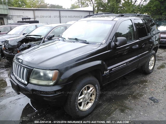 1J4GW48N74C240939 - 2004 JEEP GRAND CHEROKEE LAREDO/COLUMBIA/FREEDOM 黑色 照片 2