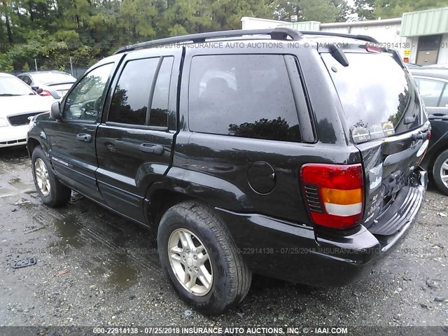 1J4GW48N74C240939 - 2004 JEEP GRAND CHEROKEE LAREDO/COLUMBIA/FREEDOM 黑色 照片 3