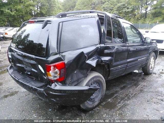 1J4GW48N74C240939 - 2004 JEEP GRAND CHEROKEE LAREDO/COLUMBIA/FREEDOM 黑色 照片 4