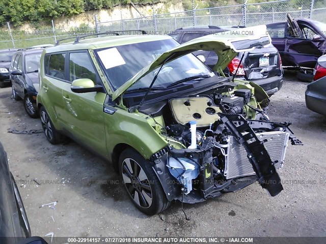 KNDJX3A56F7789136 - 2015 KIA SOUL ! GREEN photo 1