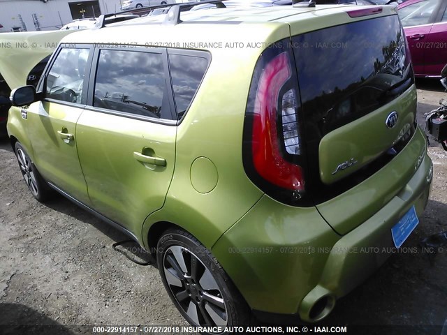 KNDJX3A56F7789136 - 2015 KIA SOUL ! GREEN photo 3