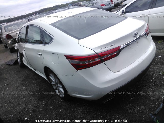 4T1BK1EB3DU071478 - 2013 TOYOTA AVALON PREMIUM/TOURING/LIMITED WHITE photo 3