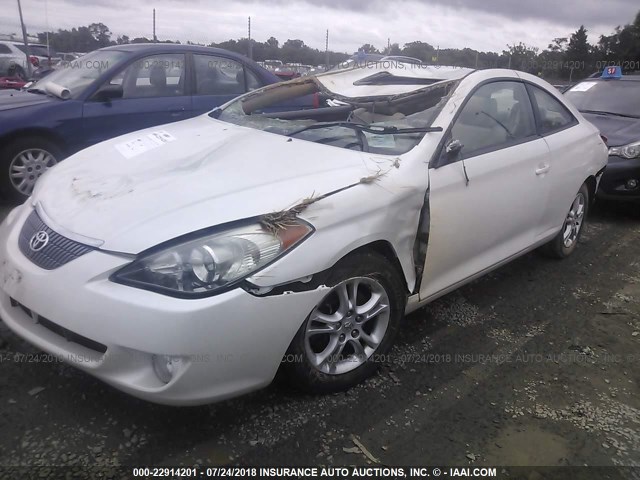 4T1CE30P85U506040 - 2005 TOYOTA CAMRY SOLARA SE/SLE თეთრი ფოტო 2