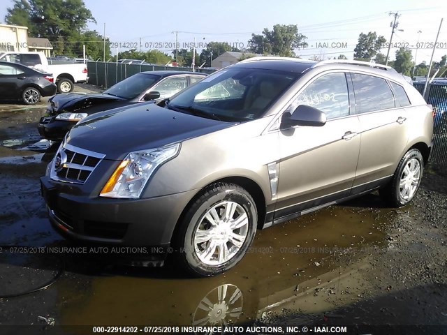 3GYFNDEYXBS660893 - 2011 CADILLAC SRX LUXURY COLLECTION BROWN photo 2